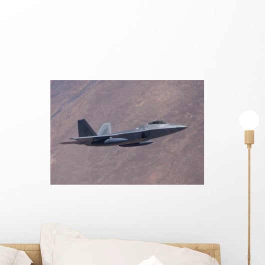 F-22 Raptor Training Mission Wall Decal