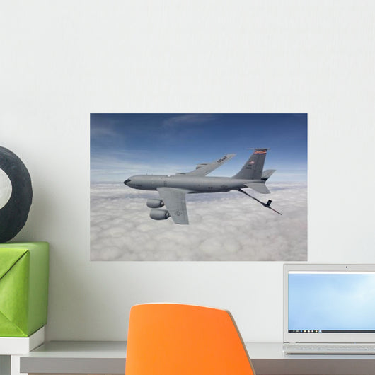 Kc-135r Flies Training Mission Wall Decal Design 4
