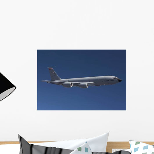 Kc-135r Flies Training Mission Wall Decal Design 1