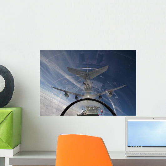 F-16 Flies Pre-contact Position Wall Decal