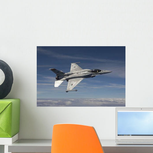 F-16e Maneuvers during Training Wall Decal Design 2