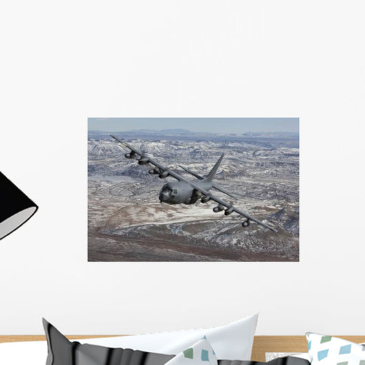 Mc-130 Aircraft Maneuvers during Wall Decal Design 5