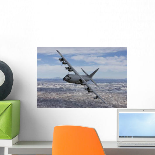 Mc-130 Aircraft Maneuvers during Wall Decal Design 4