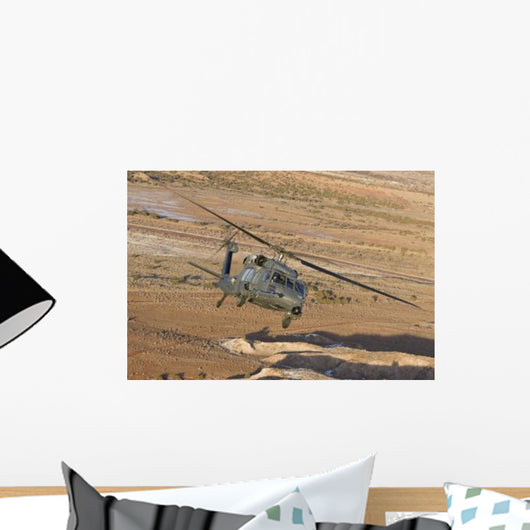 Hh-60g Pave Hawk Flies Wall Decal Design 2