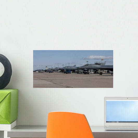 Long Line up B-1b Wall Decal