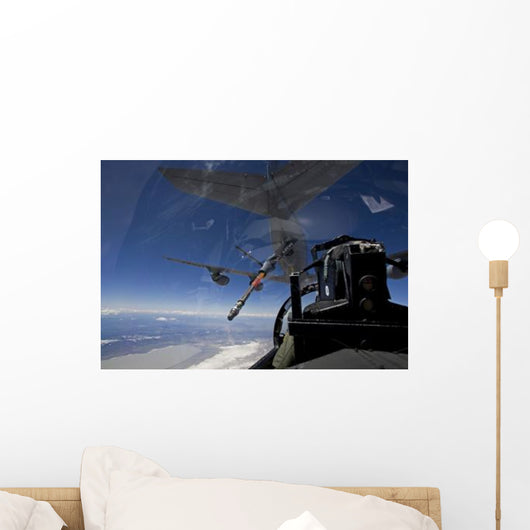 F-15 Eagle Pulls into Wall Decal Design 2