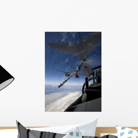 F-15 Eagle Pulls into Wall Decal Design 1