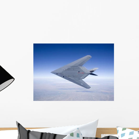 F-117 Nighthawk Flies Training Wall Decal Design 2