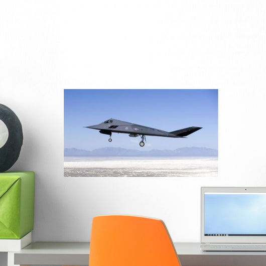 F-117 Nighthawk Flies Training Wall Decal Design 1