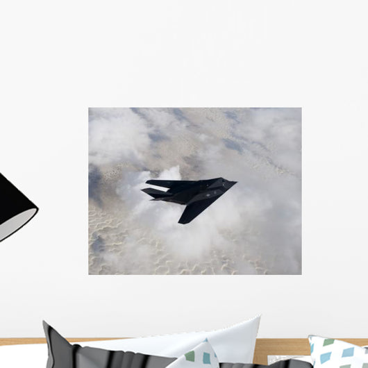 F-117 Nighthawk Stealth Fighter Wall Decal Design 3