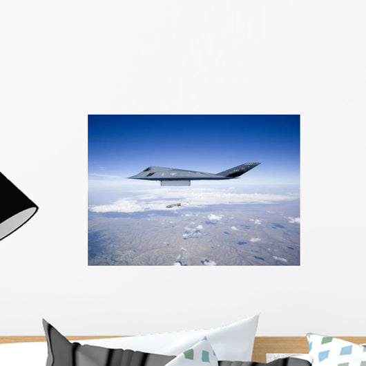 F-117 Nighthawk Releases Gbu-31 Wall Decal
