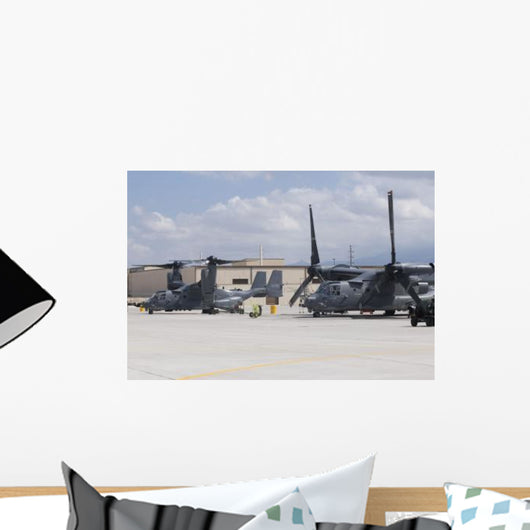 Two Cv-22 Osprey Aircraft Wall Decal