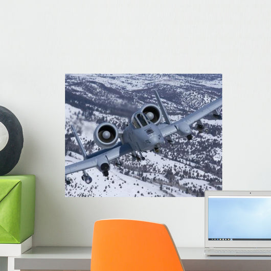 A-10c Thunderbolt Flies over Wall Decal Design 4