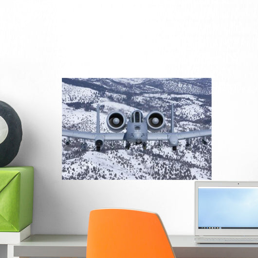 A-10c Thunderbolt Flies over Wall Decal Design 3