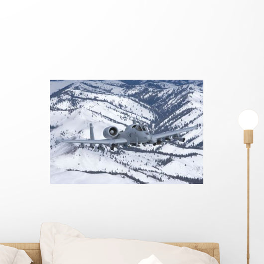 A-10c Thunderbolt Flies over Wall Decal Design 2