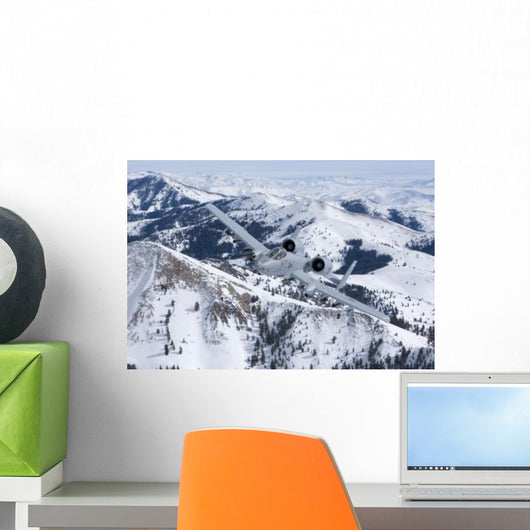 A-10c Thunderbolt Flies over Wall Decal Design 1