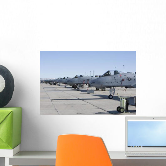 Line up A-10 Thunderbolt Wall Decal