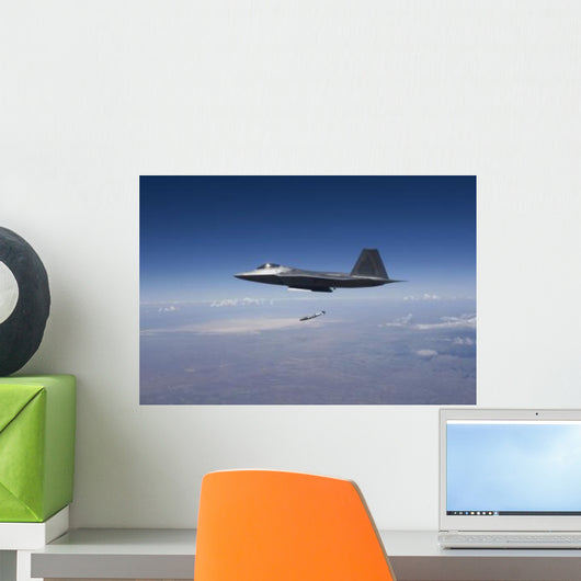 F-22 Raptor Releases Gbu-32 Wall Decal