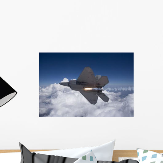 F-22 Raptor Releases Flare Wall Decal