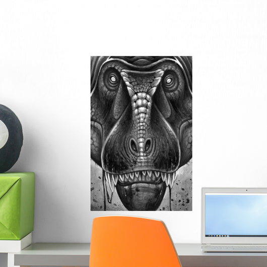 Tyrannosaurus Rex Black and Wall Decal