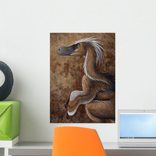 Velociraptor Dromaeosaurid Dinosaur Cretaceous Wall Decal