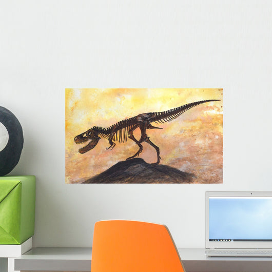 Tyrannosaurus Rex Dinosaur Skeleton Wall Decal