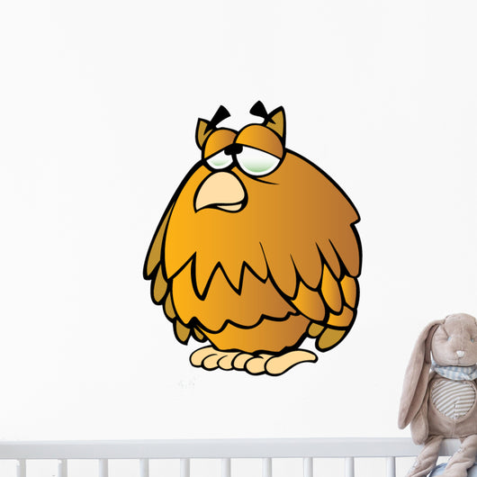 Cartoon Owl Wall Decal