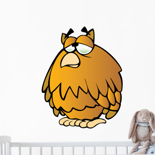 Cartoon Owl Wall Decal