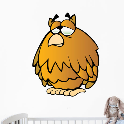 Cartoon Owl Wall Decal