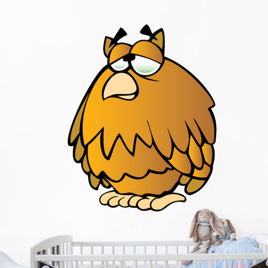 Cartoon Owl Wall Decal