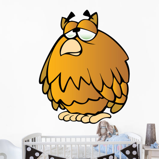 Cartoon Owl Wall Decal