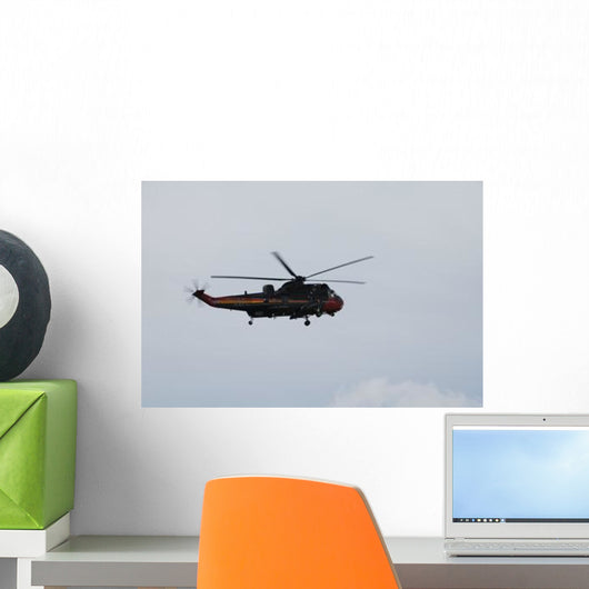 Sea King Helicopter Belgian Wall Decal Design 2