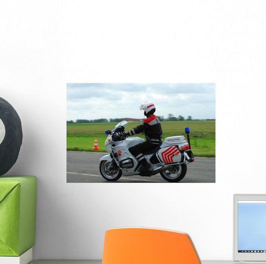 Officer Military Police Belgium Wall Decal