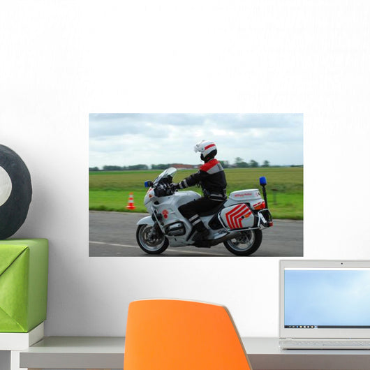 Officer Military Police Belgium Wall Decal
