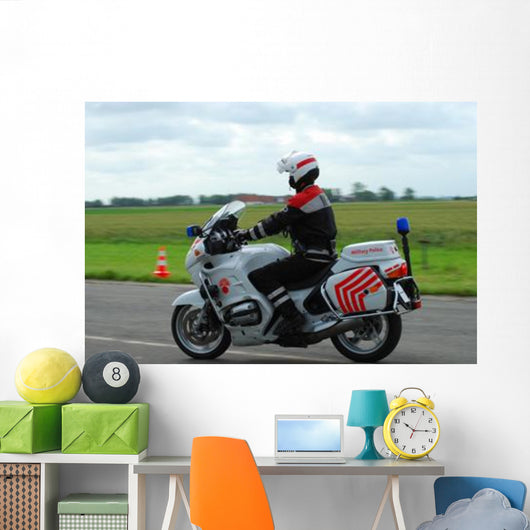 Officer Military Police Belgium Wall Decal