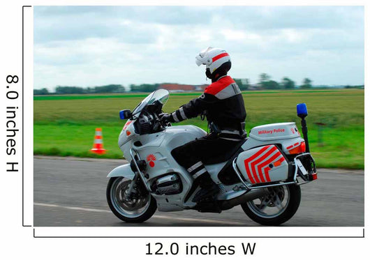 Officer Military Police Belgium Wall Decal