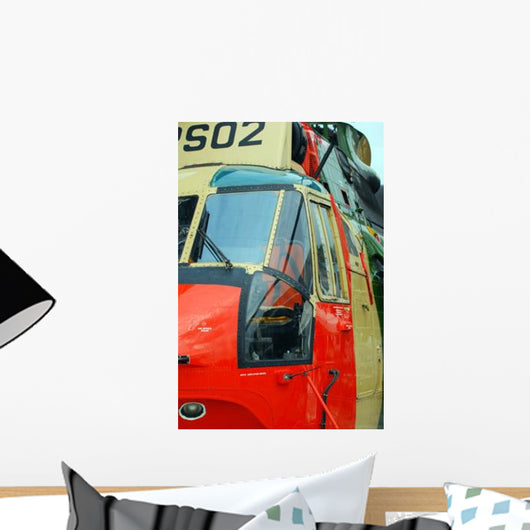 Sea King Helicopter Used Wall Decal