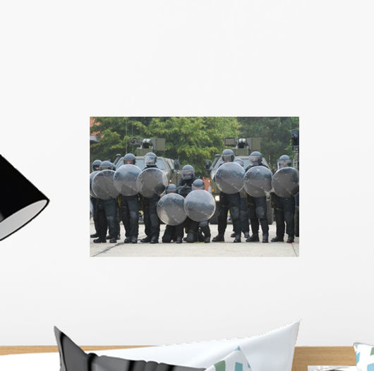 Belgian Infantry Soldiers Training Wall Decal Design 3