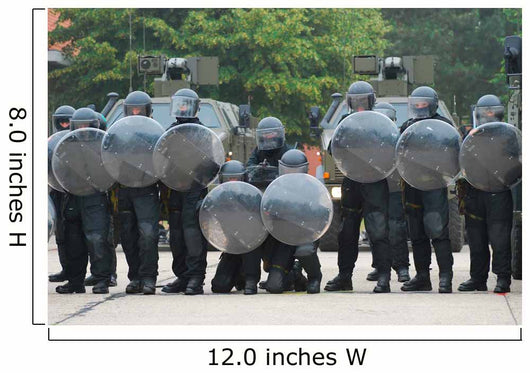 Belgian Infantry Soldiers Training Wall Decal Design 3