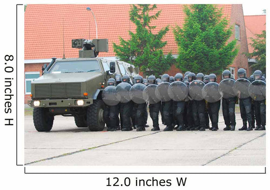 Belgian Infantry Soldiers Training Wall Decal Design 2