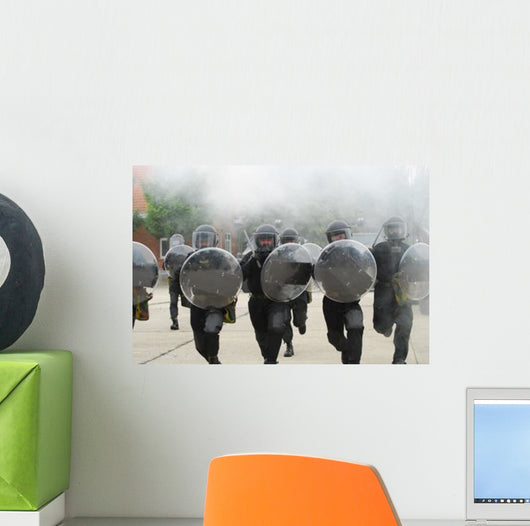 Belgian Infantry Soldiers Training Wall Decal Design 1