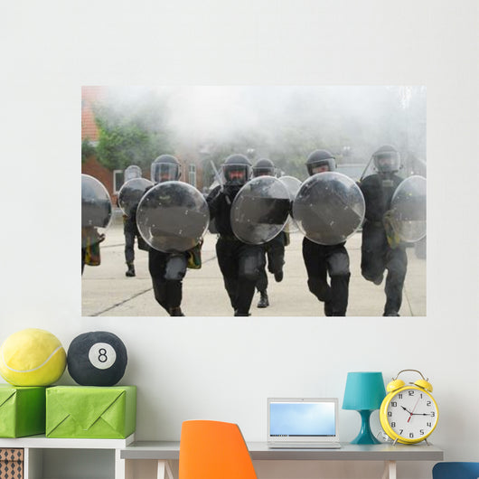 Belgian Infantry Soldiers Training Wall Decal Design 1