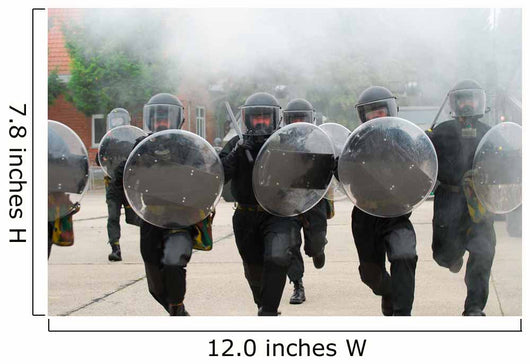 Belgian Infantry Soldiers Training Wall Decal Design 1