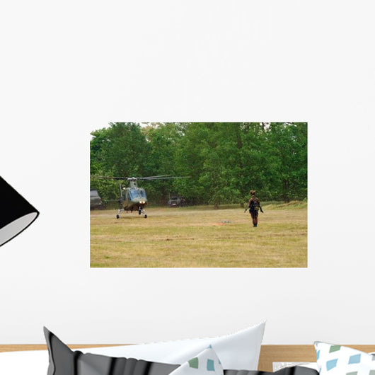 Agusta A109 Helicopter Belgian Wall Decal Design 2