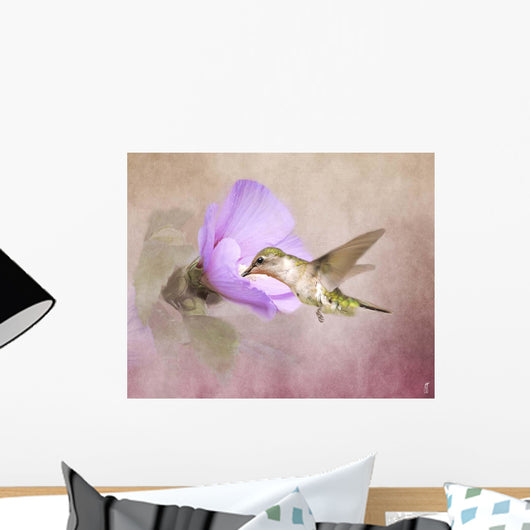 A Taste of Nectar Hummingbird Wall Mural