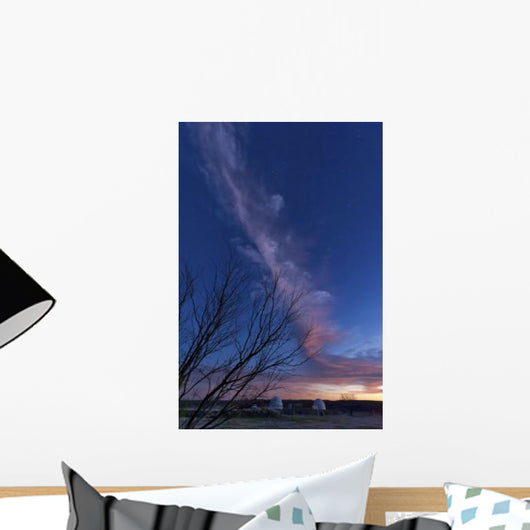 Strange Cloud over Observatories Wall Decal