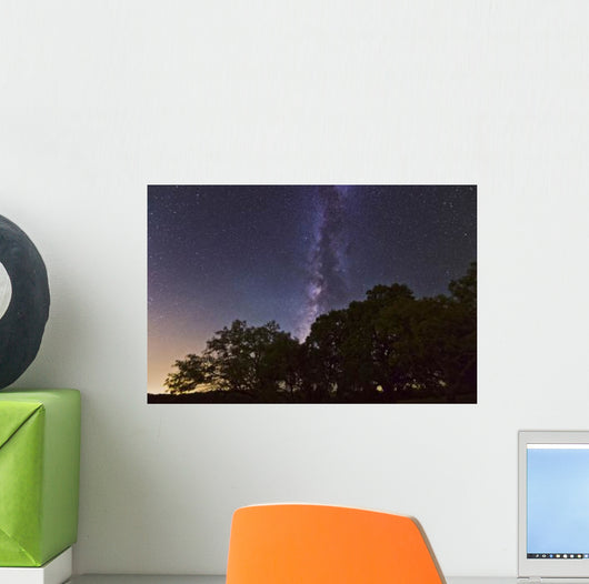 Milky Way above Live Wall Decal Design 2