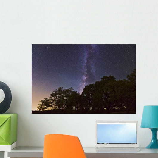 Milky Way above Live Wall Decal Design 2