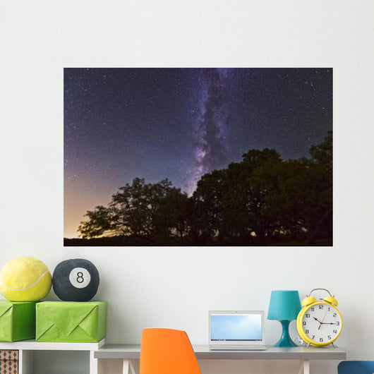 Milky Way above Live Wall Decal Design 2
