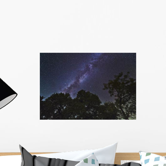 Milky Way above Live Wall Decal Design 1